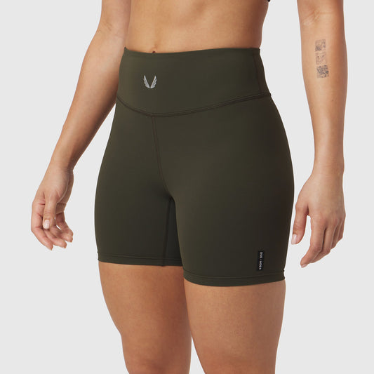 W064. LYCRA® ADAPTIV Biker Short - Olive | ASRV