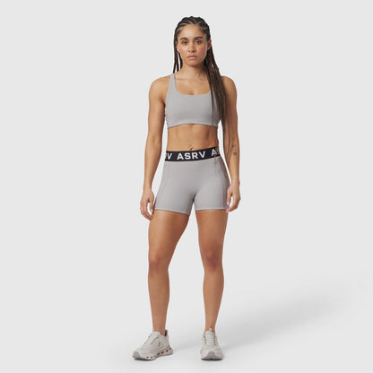 W027. LYCRA® Ribbed Short - Slate Grey | ASRV