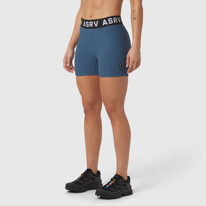 W027. LYCRA® Ribbed Short - Storm | ASRV