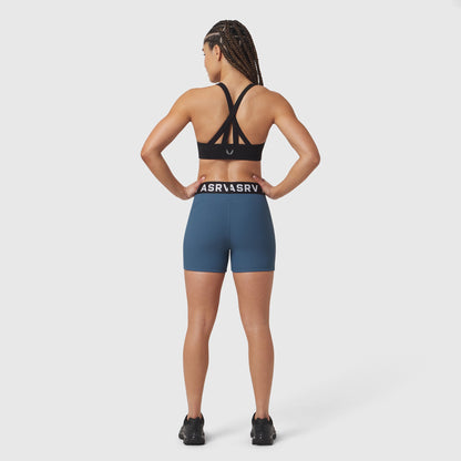 W027. LYCRA® Ribbed Short - Storm | ASRV