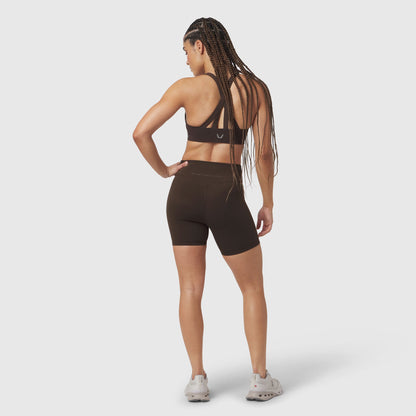 W064. LYCRA® ADAPTIV Biker Short - Dark Earth | ASRV