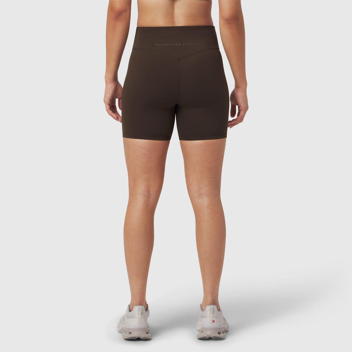 W064. LYCRA® ADAPTIV Biker Short - Dark Earth | ASRV