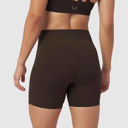 W064. LYCRA® ADAPTIV Biker Short - Dark Earth | ASRV