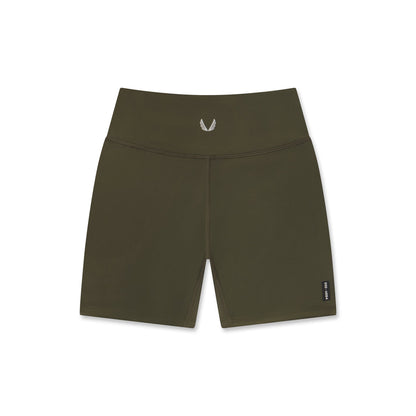 W064. LYCRA® ADAPTIV Biker Short - Dark Earth | ASRV
