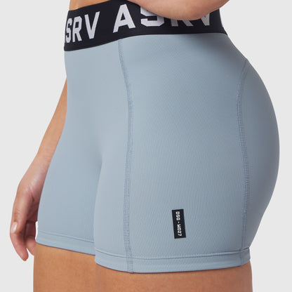 W027. LYCRA® Ribbed Short - Light Sky | ASRV