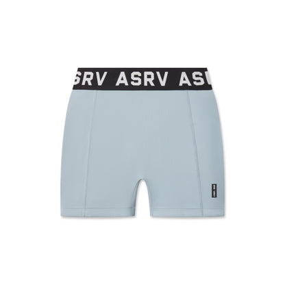 W027. LYCRA® Ribbed Short - Light Sky | ASRV