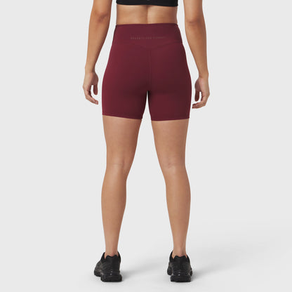 W064. LYCRA® ADAPTIV Biker Short - Crimson | ASRV