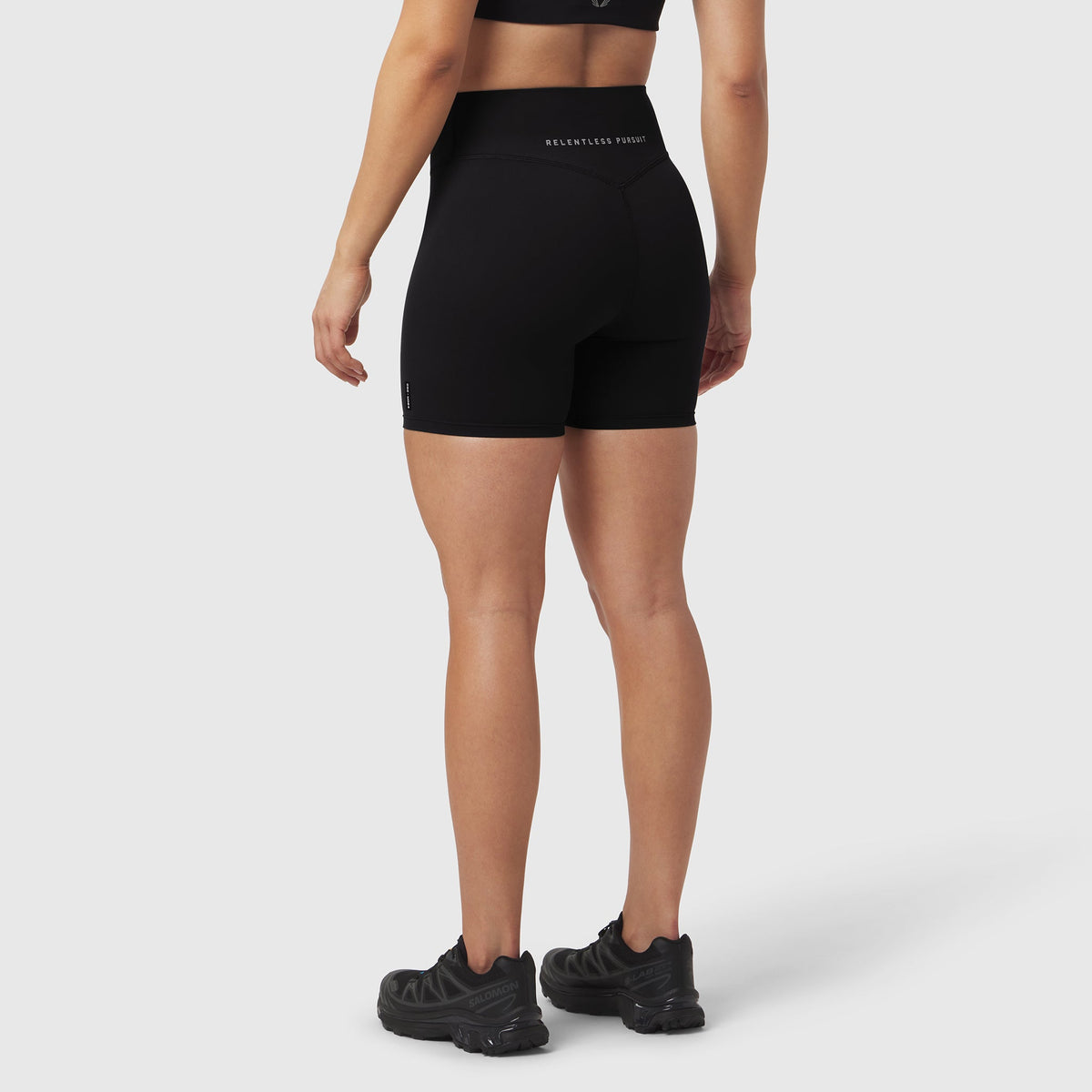 W064. LYCRA® ADAPTIV Biker Short - Black | ASRV