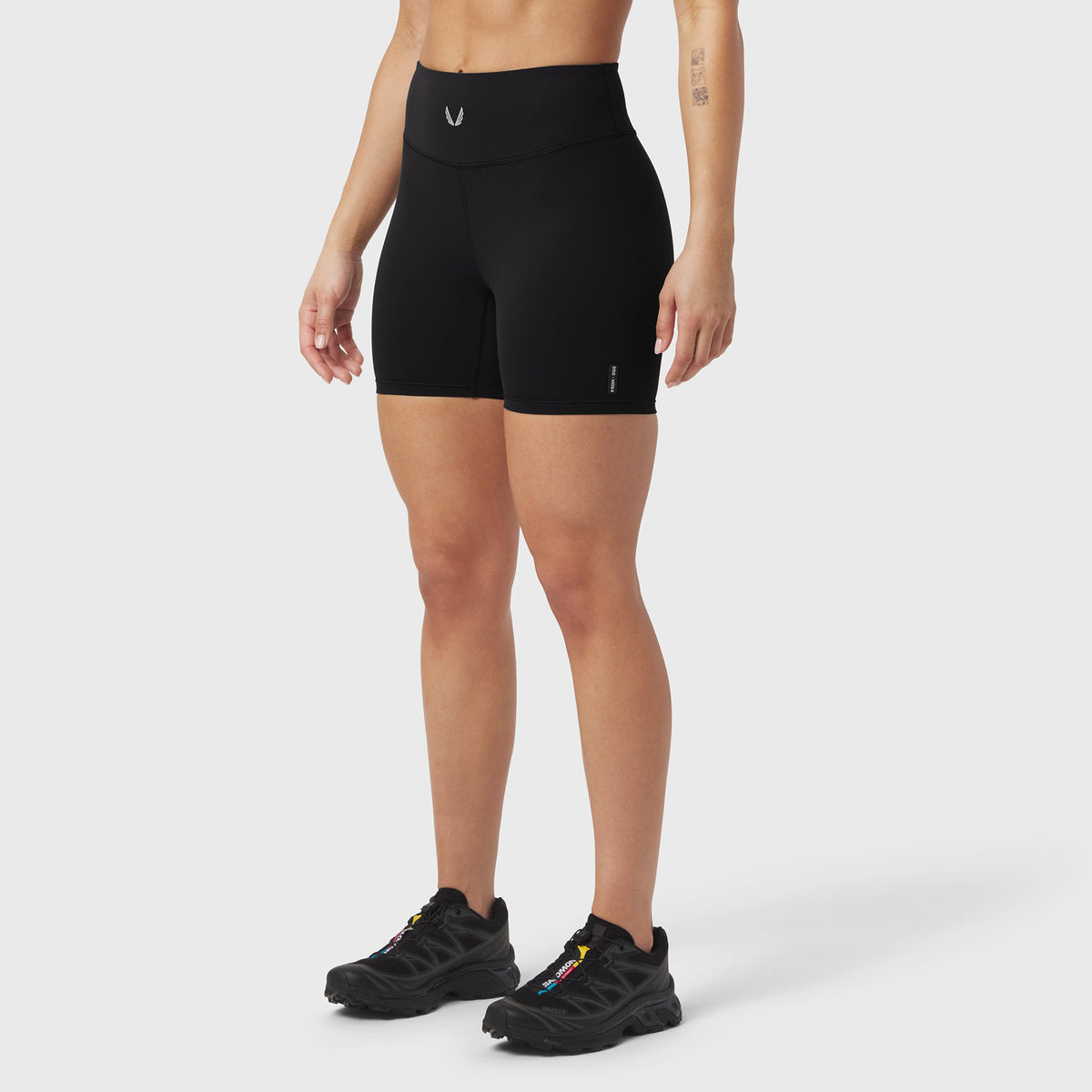 W064. LYCRA® ADAPTIV Biker Short - Black | ASRV
