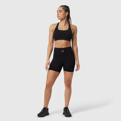 W064. LYCRA® ADAPTIV Biker Short - Black | ASRV
