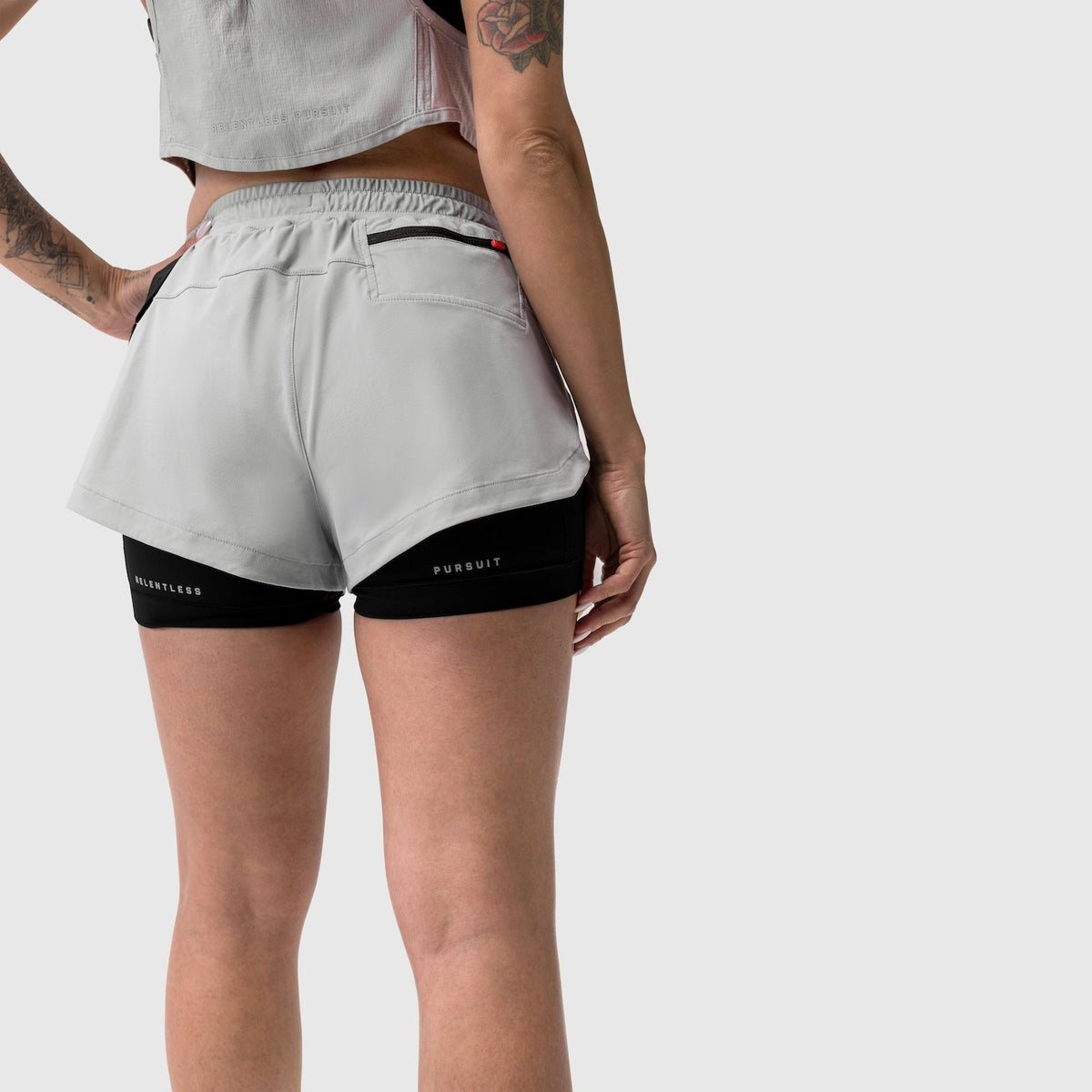 W025. Tetra-Lite® Liner Short - Slate Grey | ASRV