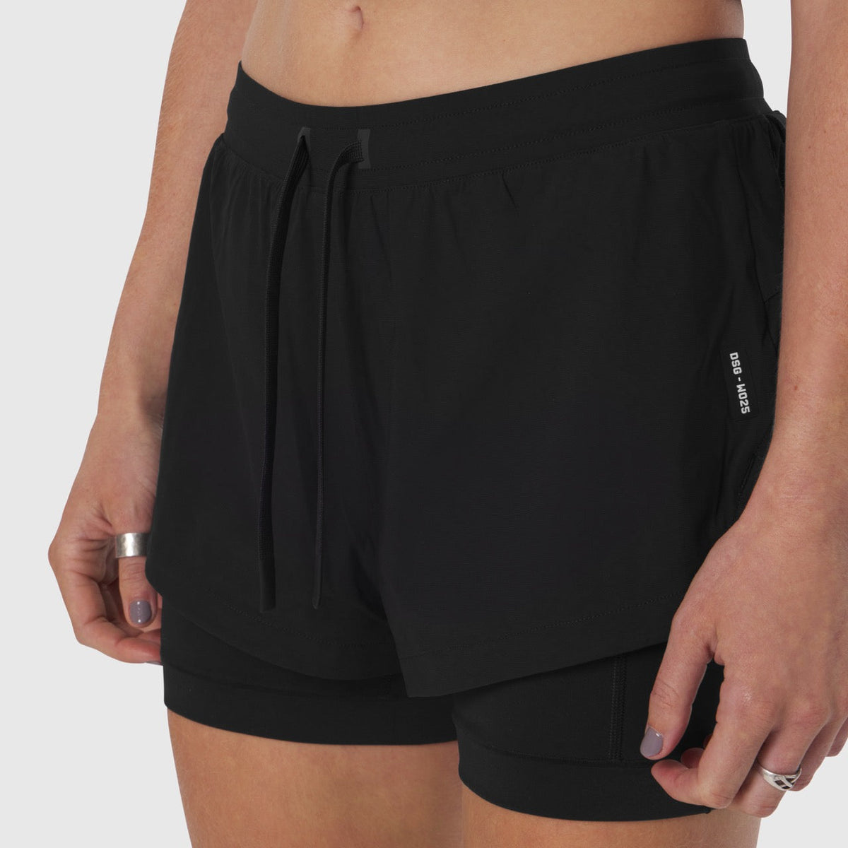 W025. Tetra-Lite® Liner Short - Black | ASRV