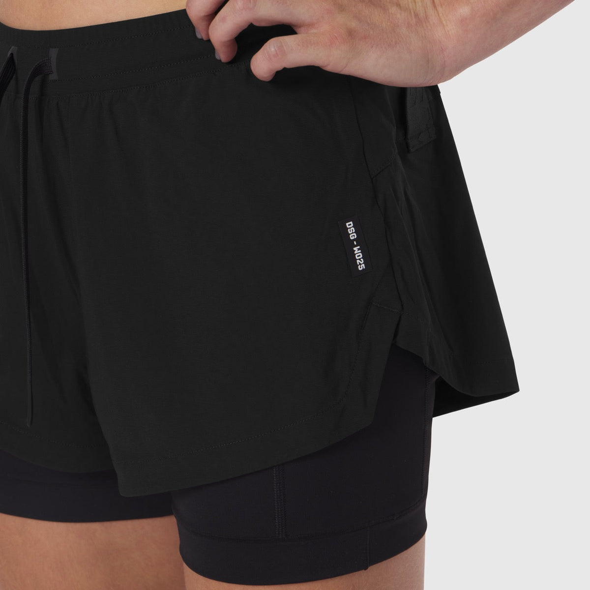 W025. Tetra-Lite® Liner Short - Black | ASRV