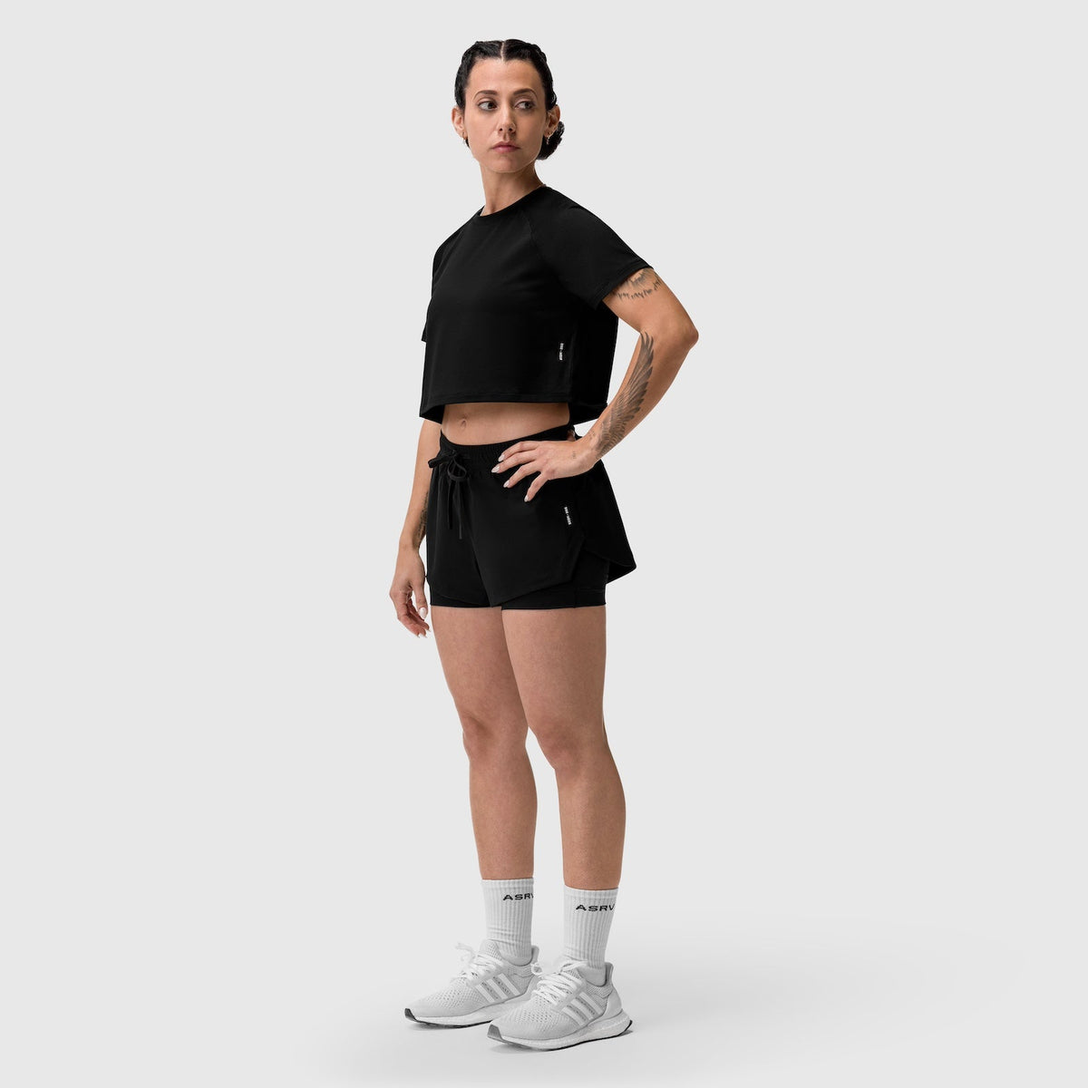 W025. Tetra-Lite® Liner Short - Black | ASRV