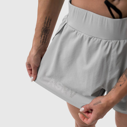 W026. Aerotex™ Side Split Run Short - Slate Grey | ASRV