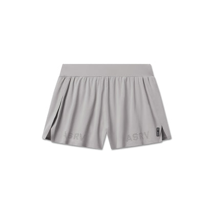 W026. Aerotex™ Side Split Run Short - Slate Grey | ASRV