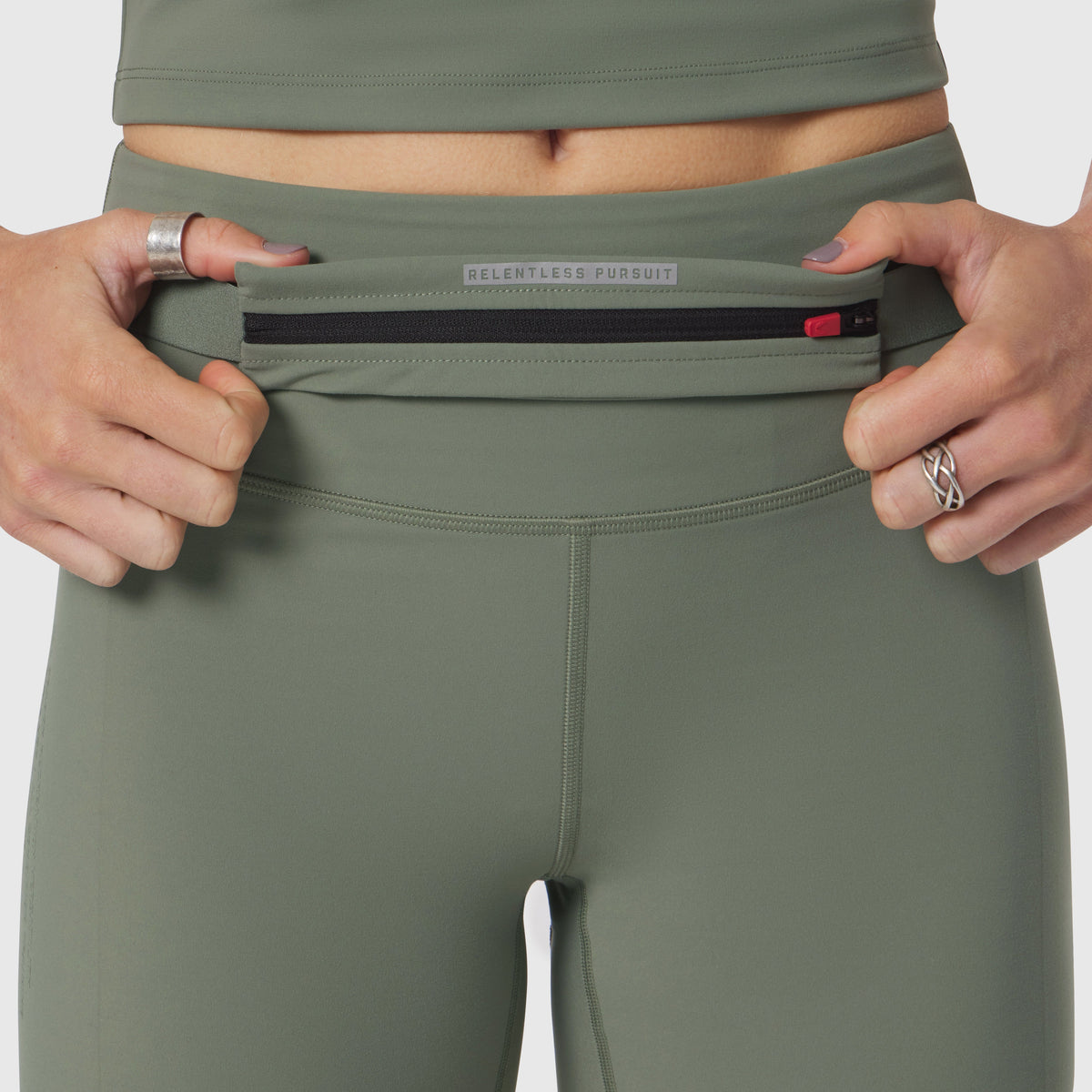 W029. LYCRA® 3-in-1 Biker Short - Sage | ASRV