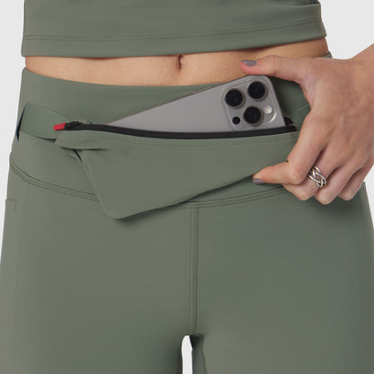 W029. LYCRA® 3-in-1 Biker Short - Sage | ASRV