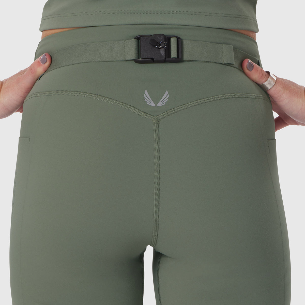 W029. LYCRA® 3-in-1 Biker Short - Sage | ASRV