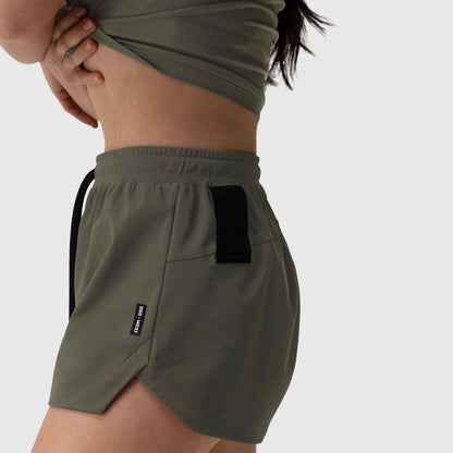 W037. Tetra-Lite® Linerless Short - Olive | ASRV