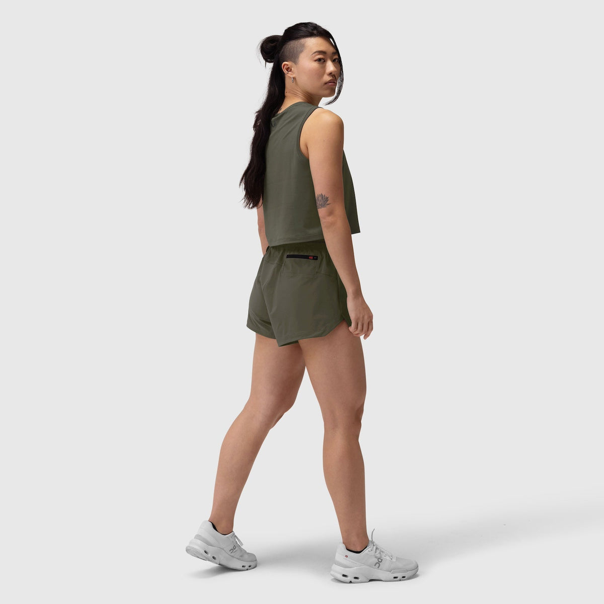 W037. Tetra-Lite® Linerless Short - Olive | ASRV