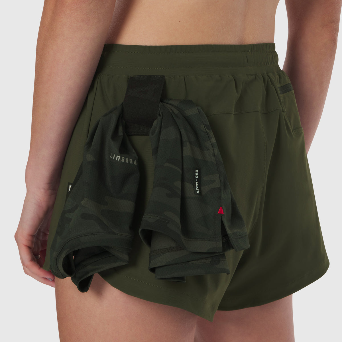 W037. Tetra-Lite® Linerless Short - Olive | ASRV