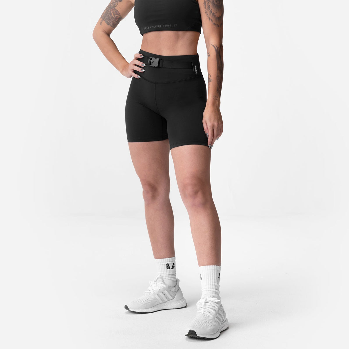 ASRV x Equinox Lycra® 3-In-1 Biker Short - Black | ASRV
