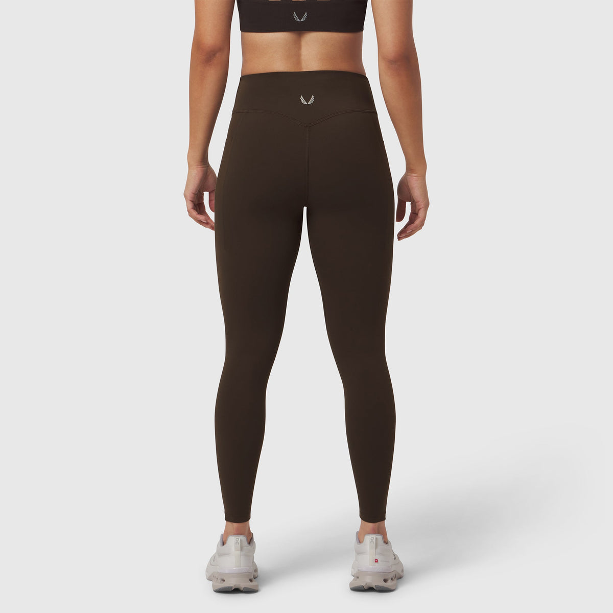 W072. LYCRA® ADAPTIV 4 Pocket Legging - Dark Earth | ASRV