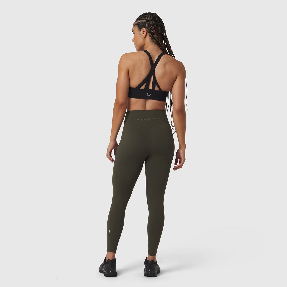 W002. LYCRA® ADAPTIV Legging - Olive | ASRV