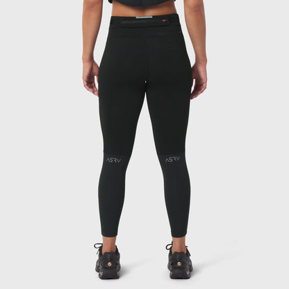 W059. Hybrid Belt-Pack Run Legging - Black | ASRV
