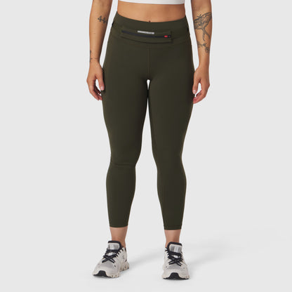 W030. LYCRA® 3-in-1 Legging - Olive | ASRV