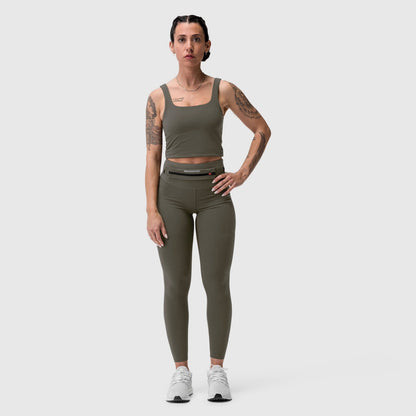 W030. LYCRA® 3-in-1 Legging - Olive | ASRV