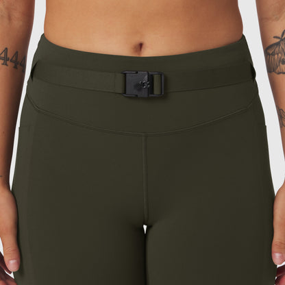 W030. LYCRA® 3-in-1 Legging - Olive | ASRV