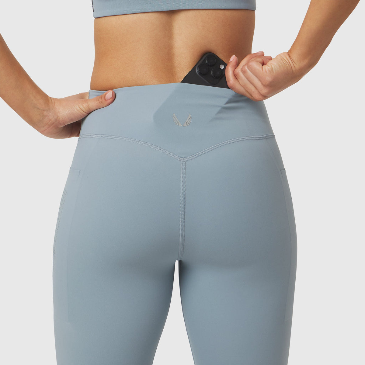 W072. LYCRA® ADAPTIV 4 Pocket Legging - Light Sky | ASRV