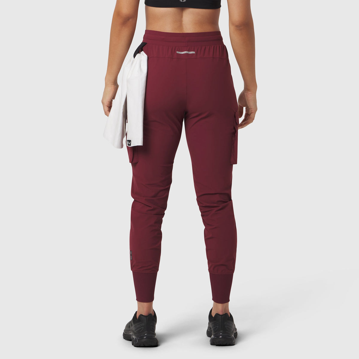 W032. Tetra-Lite® Cargo High Rib Jogger - Crimson | ASRV