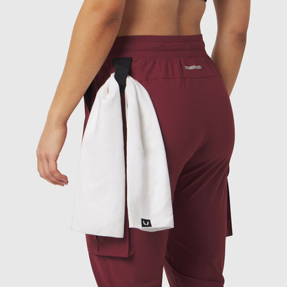 W032. Tetra-Lite® Cargo High Rib Jogger - Crimson | ASRV