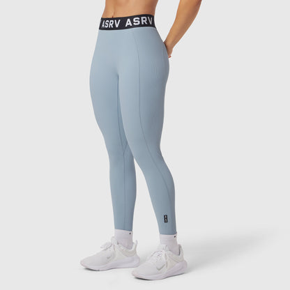 W071. LYCRA® Ribbed Legging - Light Sky | ASRV