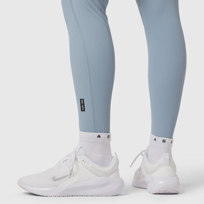 W071. LYCRA® Ribbed Legging - Light Sky | ASRV