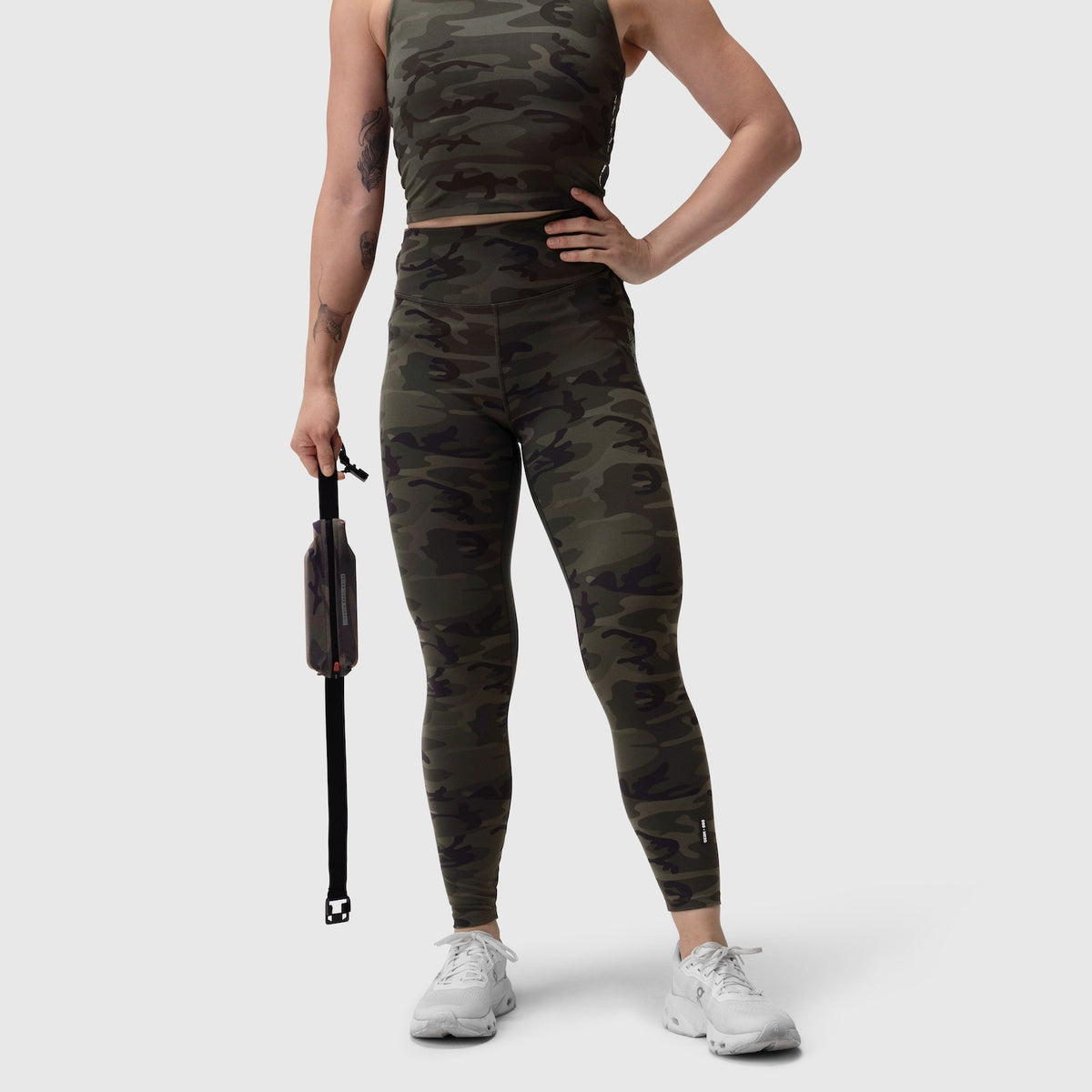 W030. LYCRA® 3-in-1 Legging - Dark Camo | ASRV