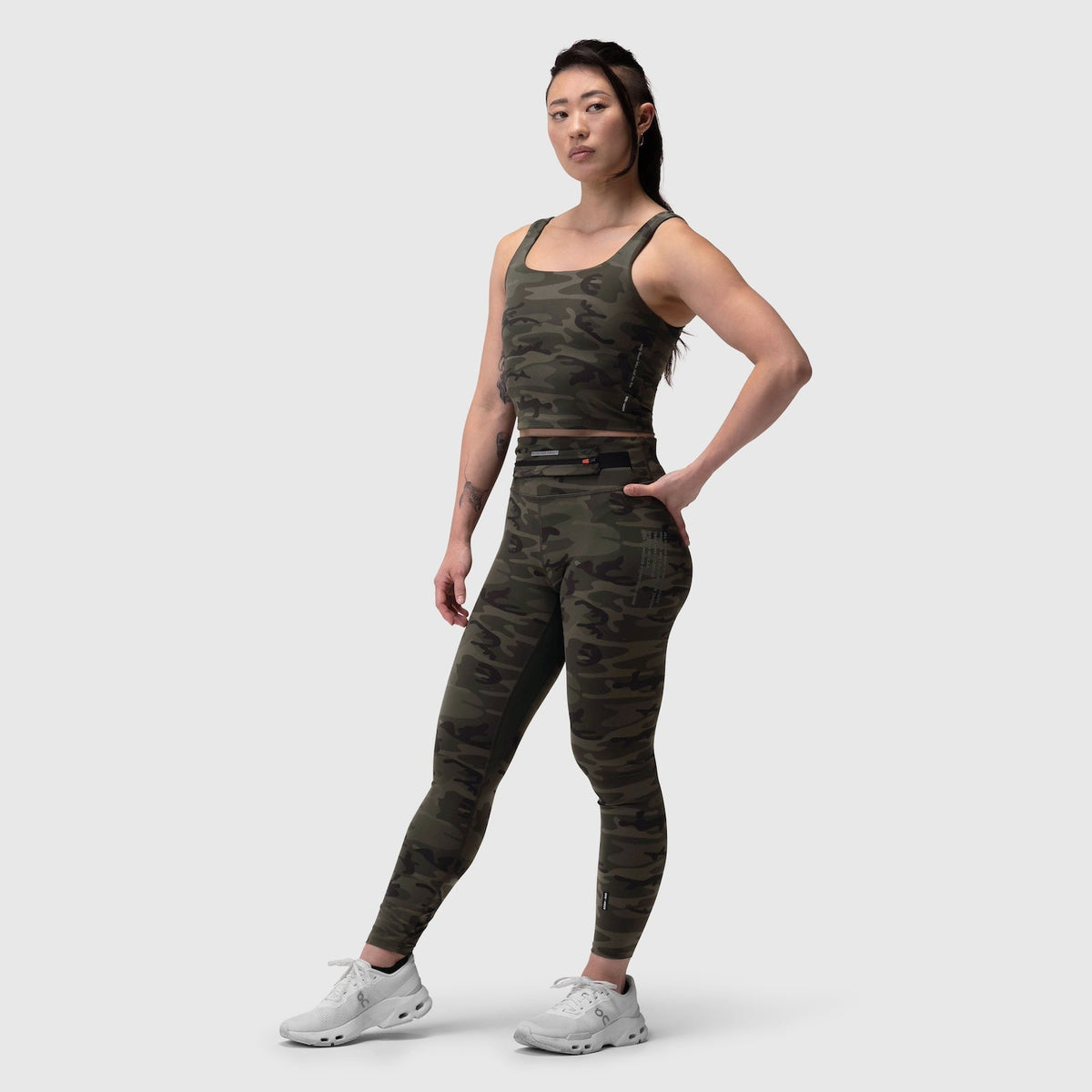 W030. LYCRA® 3-in-1 Legging - Dark Camo | ASRV