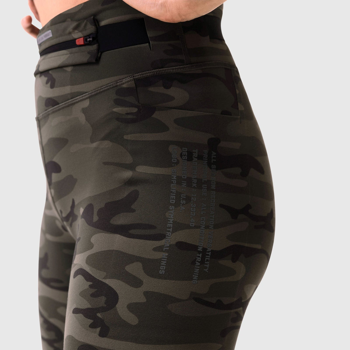 W030. LYCRA® 3-in-1 Legging - Dark Camo | ASRV