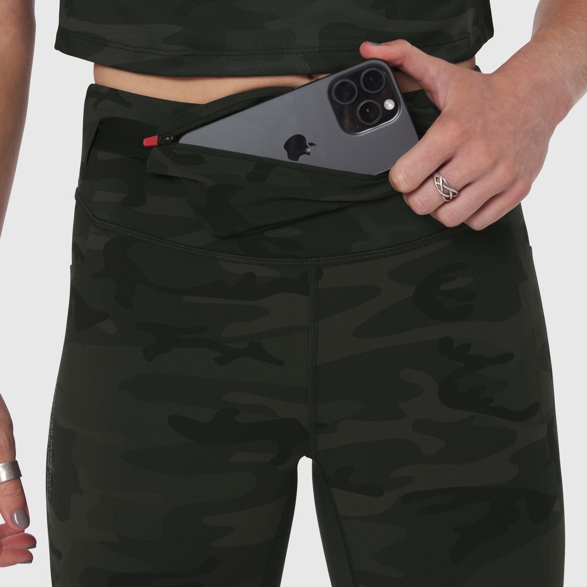 W030. LYCRA® 3-in-1 Legging - Dark Camo | ASRV