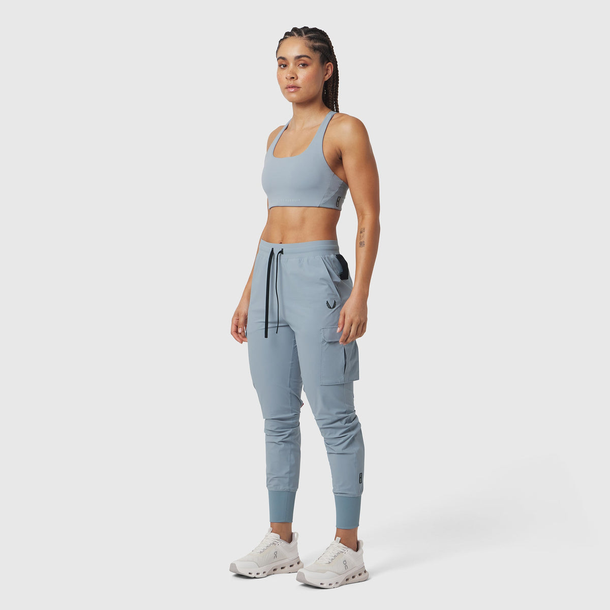 W032. Tetra-Lite® Cargo High Rib Jogger - Light Sky | ASRV
