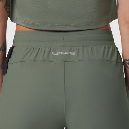 W032. Tetra-Lite® Cargo High Rib Jogger - Sage | ASRV