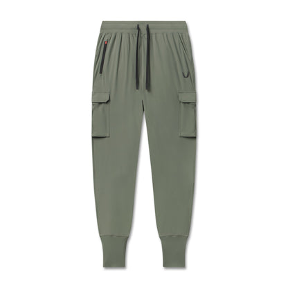 W032. Tetra-Lite® Cargo High Rib Jogger - Sage | ASRV