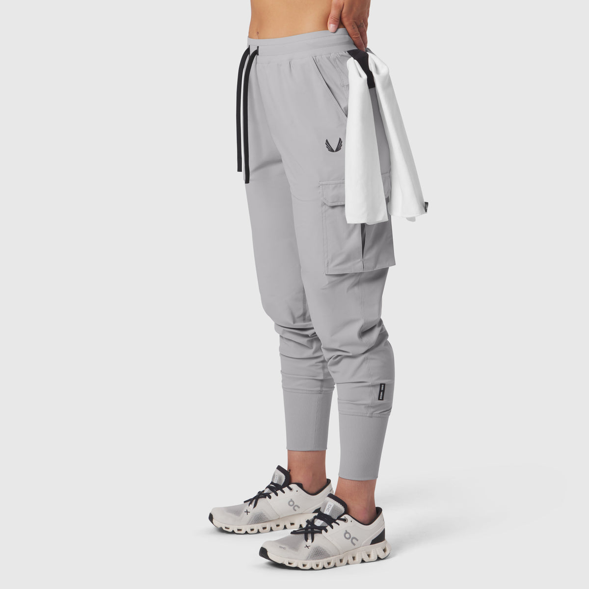 W032. Tetra-Lite® Cargo High Rib Jogger - Slate Grey | ASRV