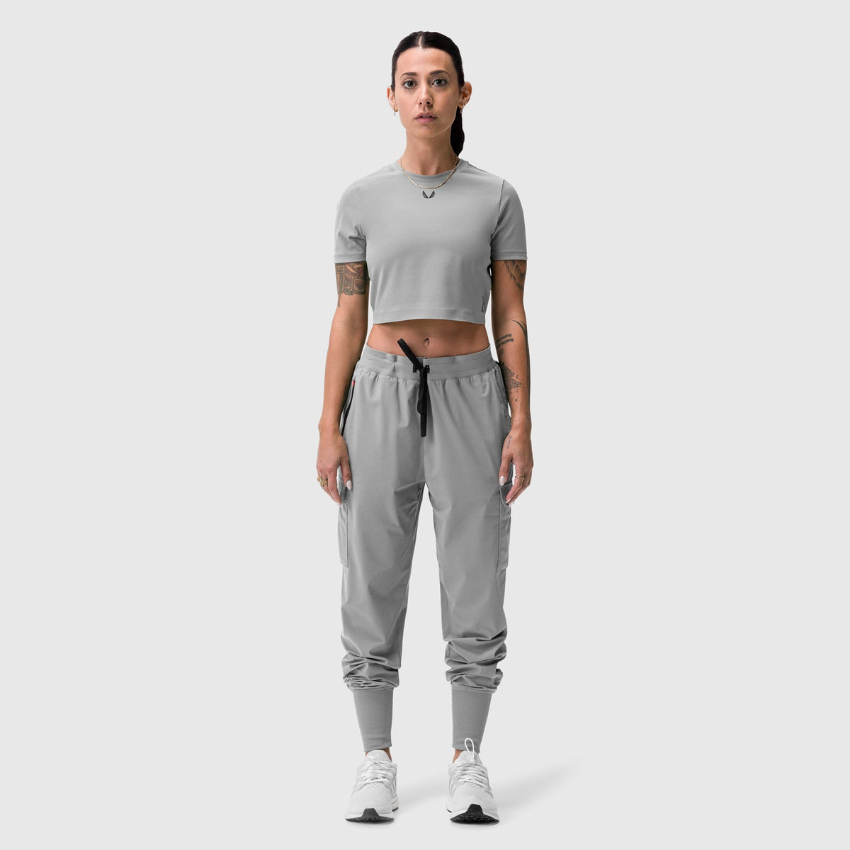 W032. Tetra-Lite® Cargo High Rib Jogger - Slate Grey | ASRV
