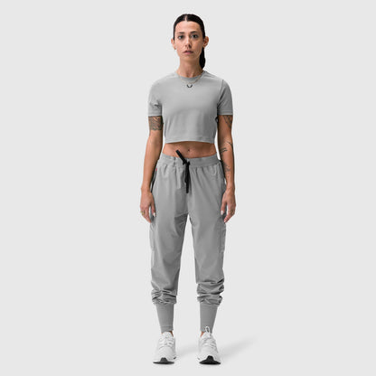 W032. Tetra-Lite® Cargo High Rib Jogger - Slate Grey | ASRV