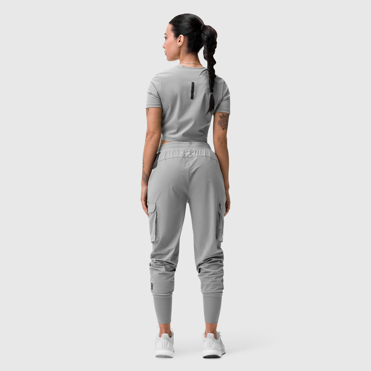 W032. Tetra-Lite® Cargo High Rib Jogger - Slate Grey | ASRV