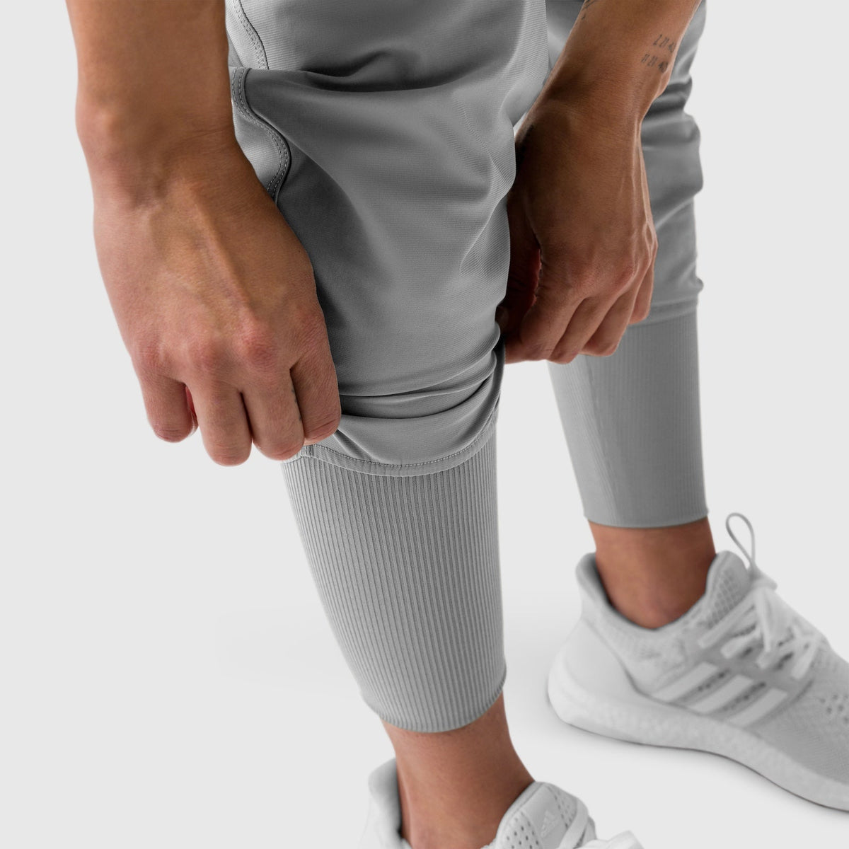 W032. Tetra-Lite® Cargo High Rib Jogger - Slate Grey | ASRV